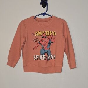 Jumping Beans Orange Spiderman Crewneck Sweat